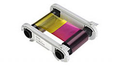 Полноцветная лента (YMCKO) на 500 оттисков с чистящим роликом; для принтера Advent SOLID 700 в Курске