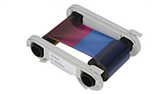 Полноцветная лента YMCKK на 500 оттисков с двумя панелями черного для двусторонней печати в Курске